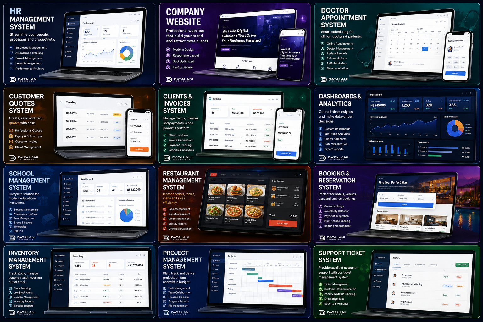 Custom CRM/ERP systems